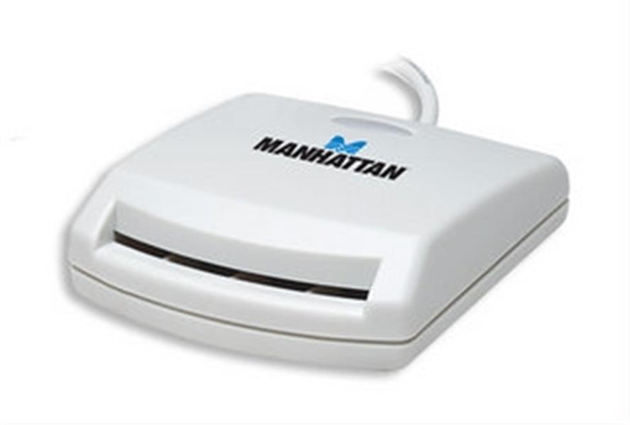 Manhattan 172844 smart card reader USB 1.1 Wit