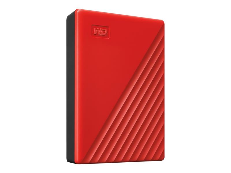Western Digital My Passport External HDD 4TB USB 3 2 Gen 1 Red