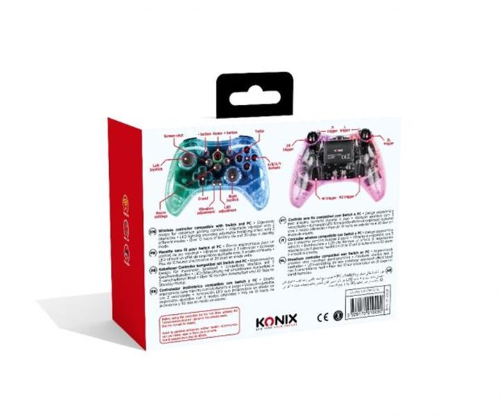 Konix KX SW WIRELESS CRYSTAL GAMEPAD