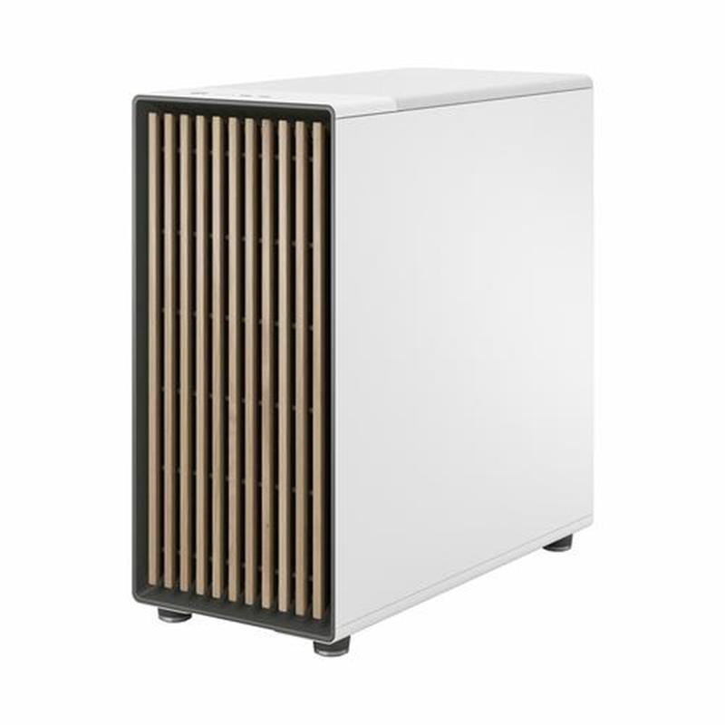 Fractal Design North XL Chalk White E- ATX Large Size Mid Tower 1xUSB 3 1 Gen 2 Type-C 2xUSB 3 0 Audio Mic Wood Front Mesh Side 503 x 240 x 509 mm 3 x