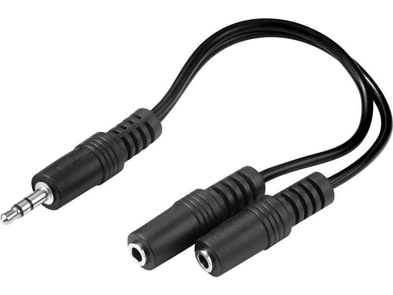 Sandberg MiniJack Splitter 1->2 audio kabel