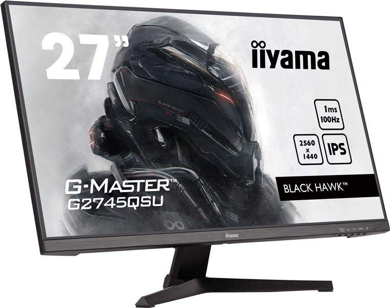 iiyama G-MASTER G2745QSU-B2 computer monitor 68,6 cm (27"") 2560 x 1440 Pixels Wide Quad HD LED Zwart