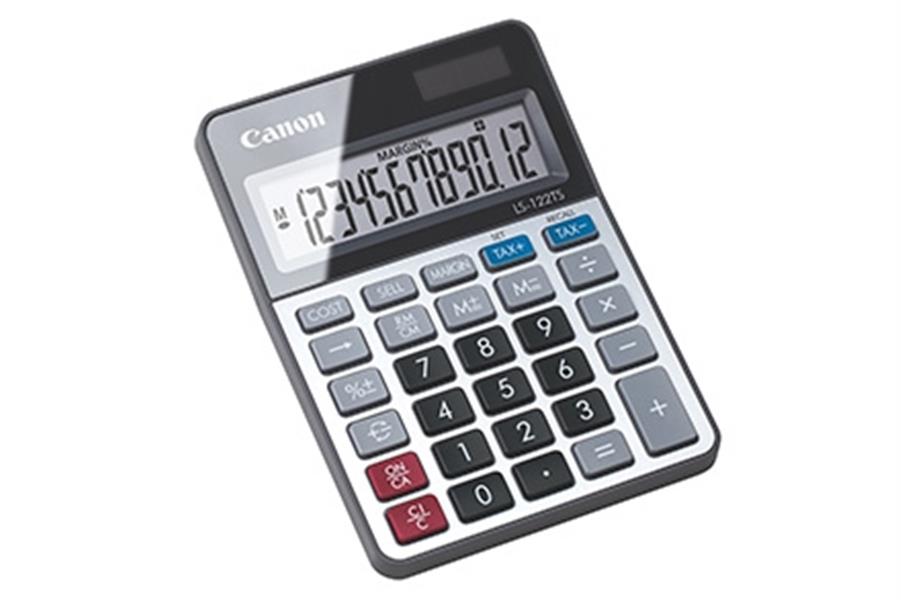 Canon LS-122TS calculator Desktop Rekenmachine met display Grijs