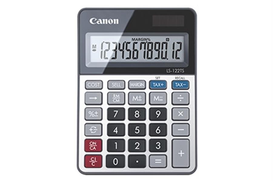 Canon LS-122TS calculator Desktop Rekenmachine met display Grijs
