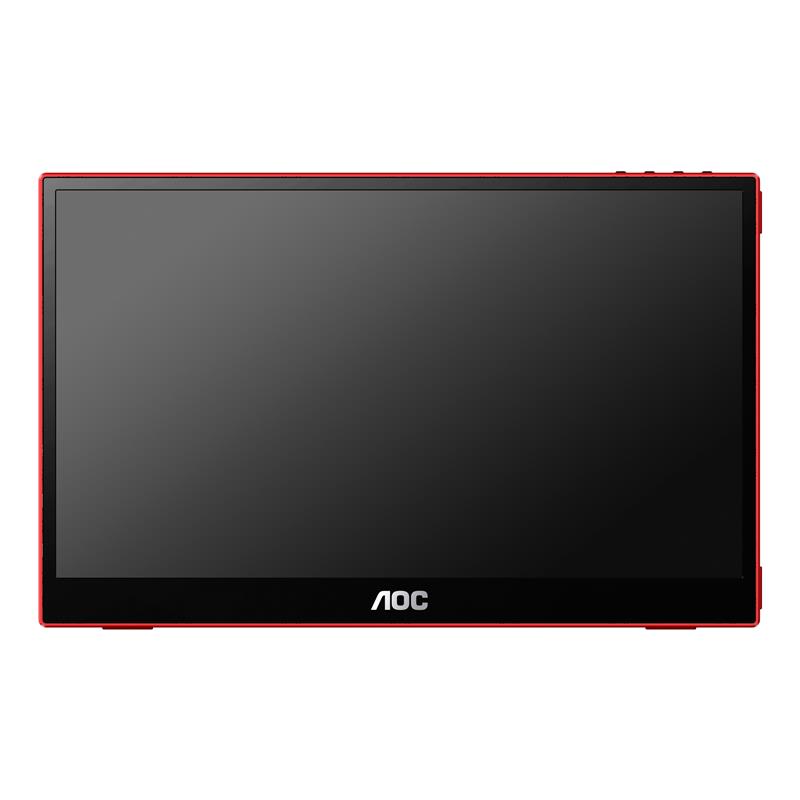 AOC 16G3 Draagbare televisie en monitoor Draagbare monitor Zwart, Rood 39,6 cm (15.6"") TFT 1920 x 1080 Pixels