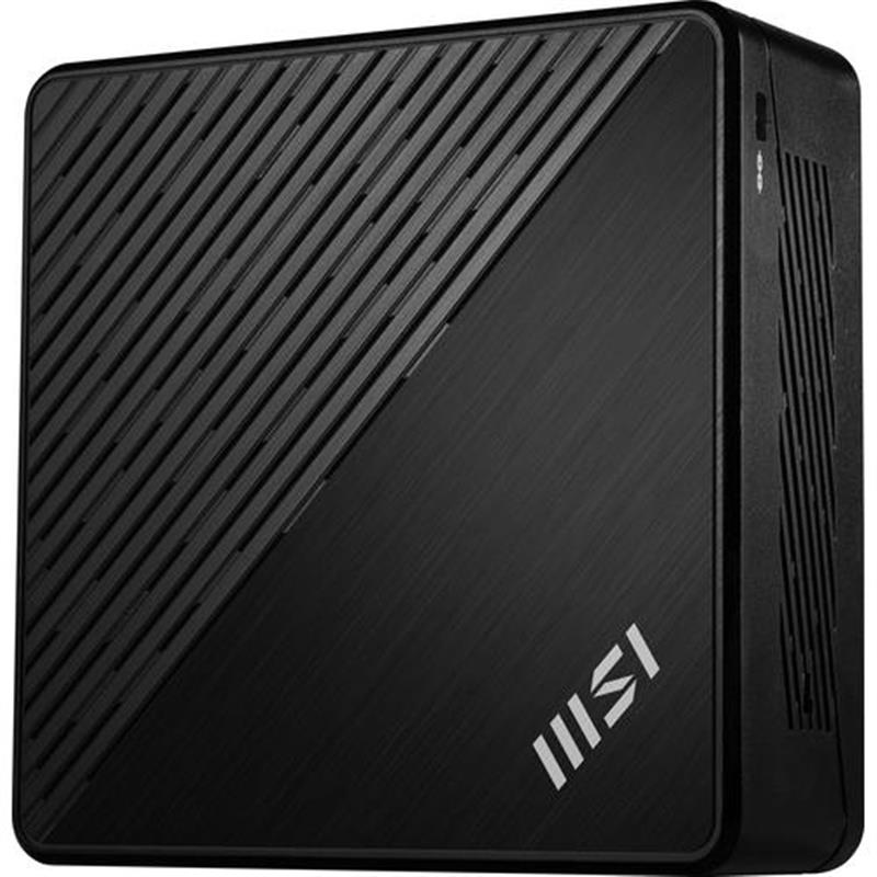 MSI Cubi N ADL S-078EU Intel® N N100 4 GB DDR4-SDRAM 128 GB SSD Windows 11 Pro Mini PC Zwart