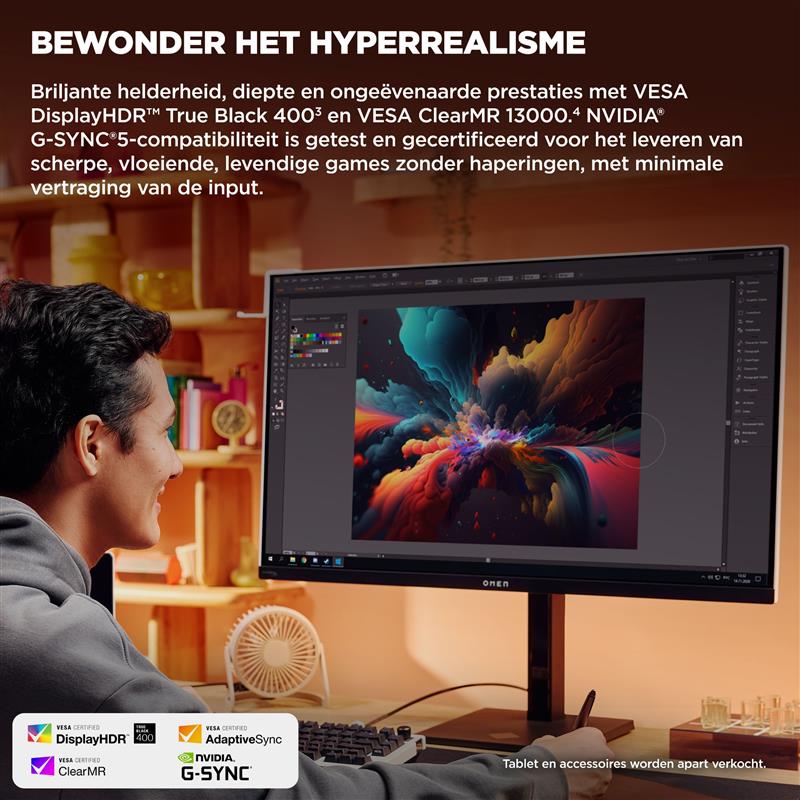 HP OMEN Transcend 31,5 inch UHD 240 Hz OLED-gaming monitor - Transcend 32