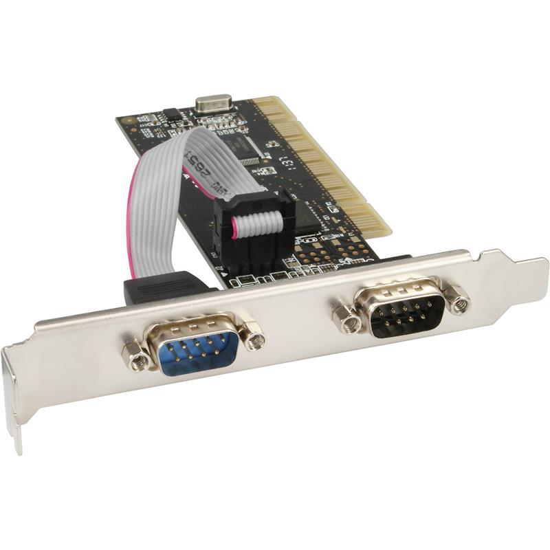 InLine PCI multi I O controller kaart 2-serieel poorten 