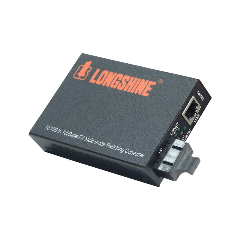 Longshine Ethernet Media Converter 10 100 TP to 100 LWL SC LCS-C842MC