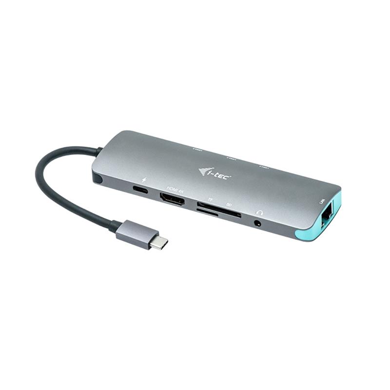 i-tec Metal USB-C Nano dockingstation 4K HDMI LAN + Stroomvoorziening 100 W