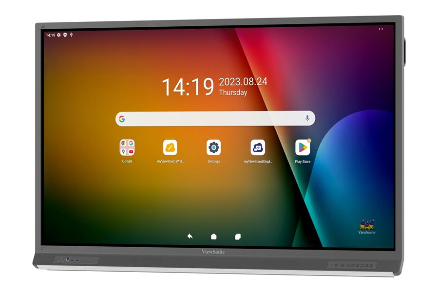 Viewsonic IFP6552-2F beeldkrant Digitale signage flatscreen 165,1 cm (65"") LCD 450 cd/m² 4K Ultra HD Zwart Touchscreen Type processor Android