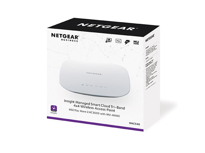 Netgear WAC540 WLAN toegangspunt 1733 Mbit/s Power over Ethernet (PoE) Wit