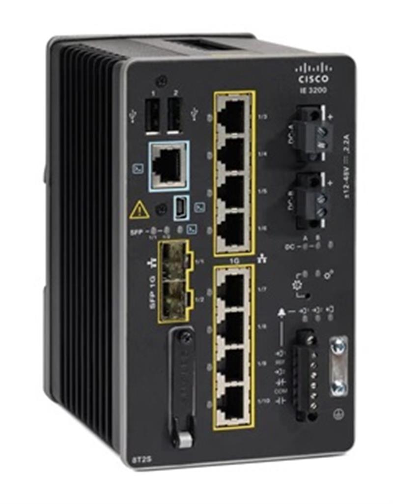Cisco Catalyst IE-3200-8T2S-E netwerk-switch Managed L2/L3 Gigabit Ethernet (10/100/1000) Zwart