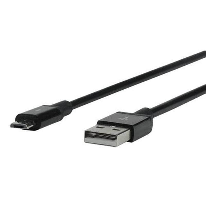 Mobilis USB-kabel 0 95 m USB 2 0 USB A USB C Zwart