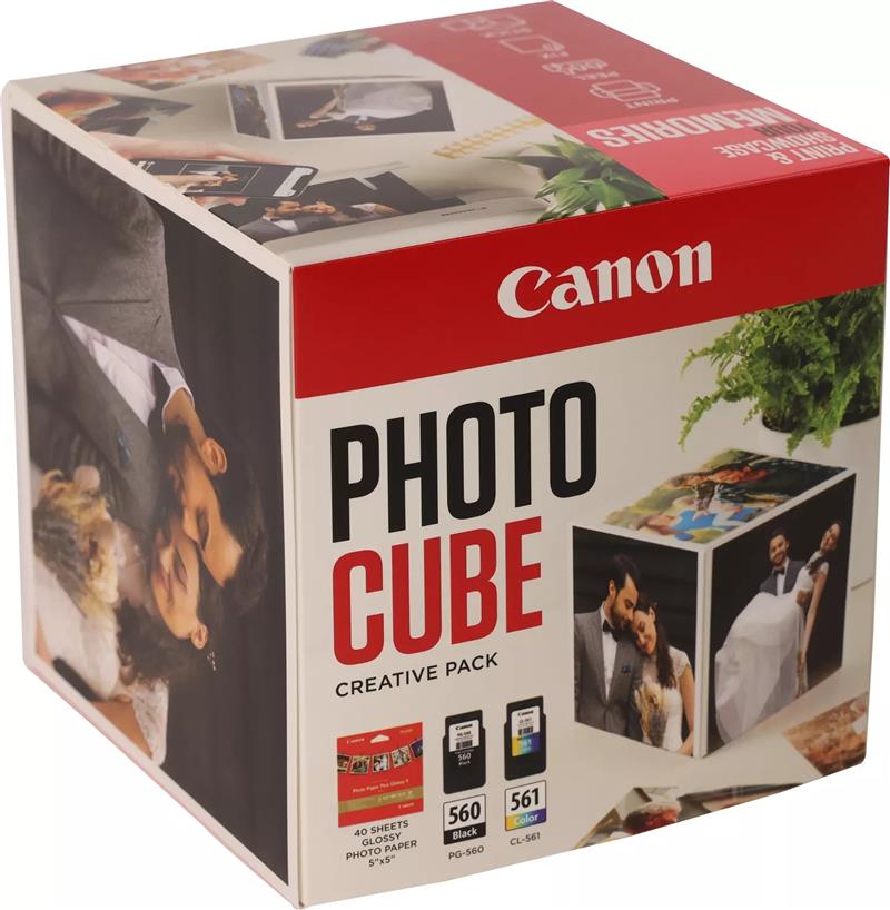 Canon 3713C011 inktcartridge 2 stuk(s) Origineel Normaal rendement Zwart, Cyaan, Magenta, Geel