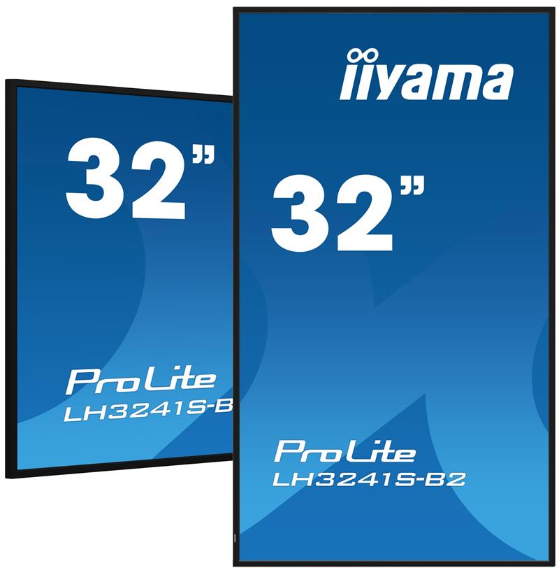 iiyama LH3241S-B2 beeldkrant Kiosk-ontwerp 80 cm (31.5"") LED 350 cd/m² Full HD Zwart 24/7