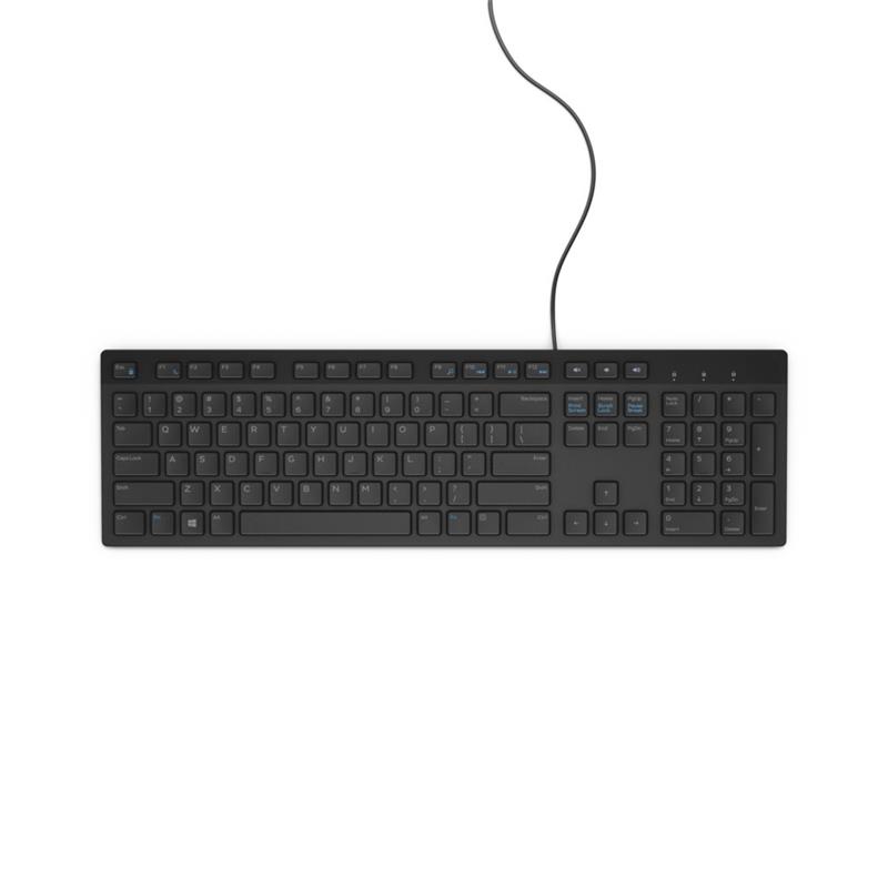 DELL KB216 toetsenbord USB QWERTY US International Zwart