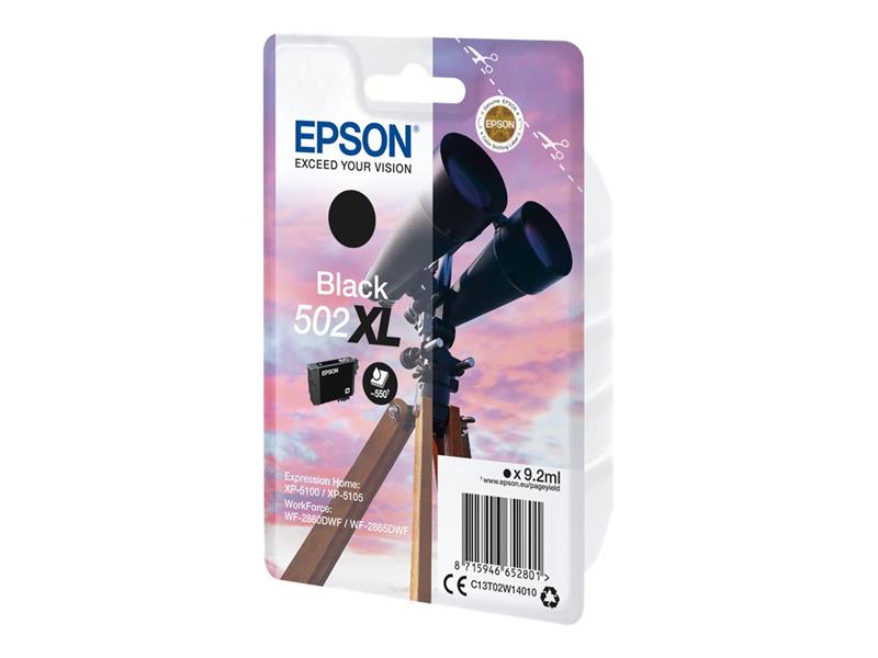 Epson Singlepack Black 502XL Ink