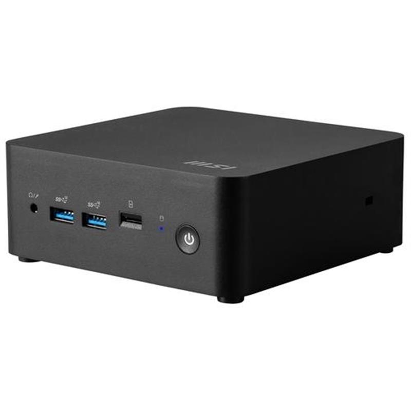 MSI Cubi NUC 1M-001EU Intel Core 7 150U 16 GB DDR5-SDRAM 1 TB SSD Windows 11 Pro 0.84L sized PC Mini PC barebone Zwart