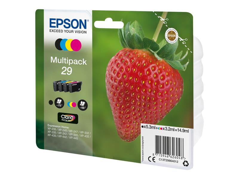 Epson Strawberry Multipack 4-colours 29 Claria Home Ink