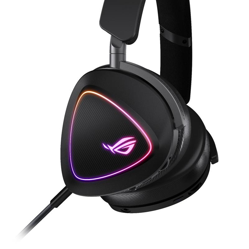 ASUS ROG DELTA II Headset Bedraad en draadloos Hoofdband Gamen USB Type-C Bluetooth Zwart