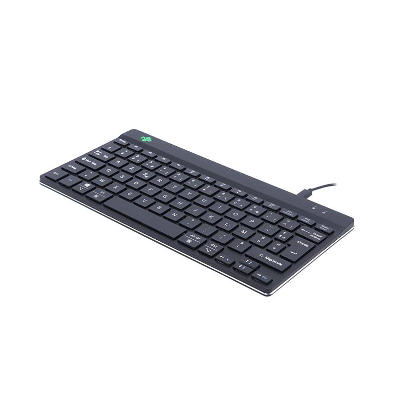 R-Go Tools Compact Break R-Go ergonomisch toetsenbord, AZERTY (FR), bedraad, zwart