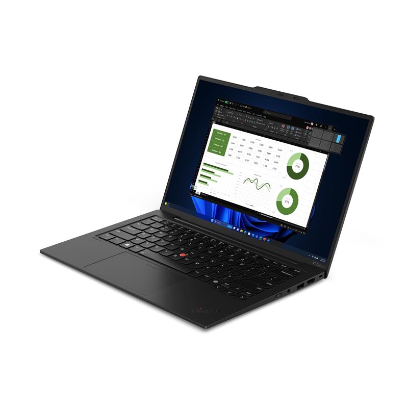 Lenovo ThinkPad X1 Carbon Intel Core Ultra 5 125U Laptop 35,6 cm (14"") WUXGA 16 GB LPDDR5x-SDRAM 512 GB SSD Wi-Fi 6E (802.11ax) Windows 11 Pro Zwart