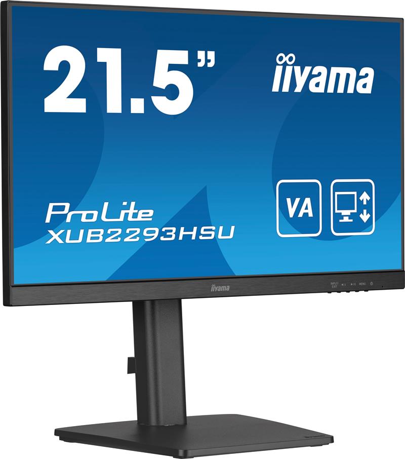 iiyama ProLite XUB2293HSU-B7 computer monitor 54,6 cm (21.5"") 1920 x 1080 Pixels Full HD LED Zwart