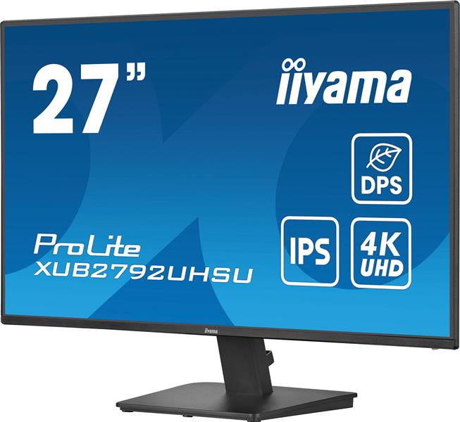 iiyama ProLite XU2792UHSU-B6 computer monitor 68,6 cm (27"") 3840 x 2160 Pixels 4K Ultra HD LED Zwart