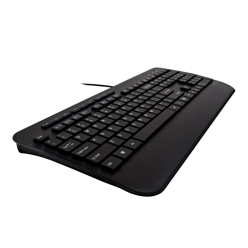 V7 CKU300FR toetsenbord Inclusief muis USB AZERTY Frans Zwart