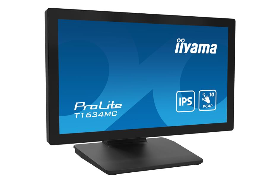 iiyama ProLite T1634MC-B1S computer monitor 39,6 cm (15.6"") 1920 x 1080 Pixels Full HD LED Touchscreen Zwart