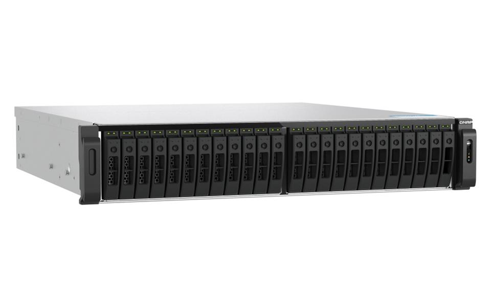 QNAP TS-H3077AFU-R5-32G data-opslag-server NAS Rack (2U) AMD Ryzen™ 5 32 GB DDR5 Zwart, Metallic