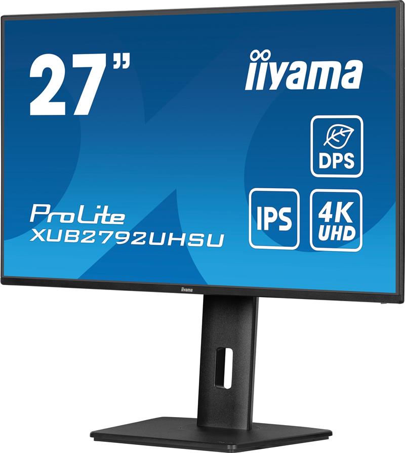 iiyama ProLite XUB2792UHSU-B6 computer monitor 68,6 cm (27"") 3840 x 2160 Pixels Dual UHD LED Zwart