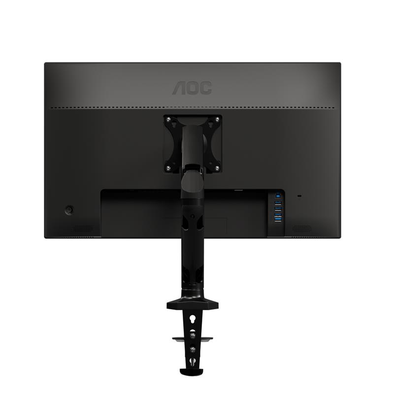 AOC AS110D0 Single Arm 80 cm (31.5"") Klem/doorvoer Zwart