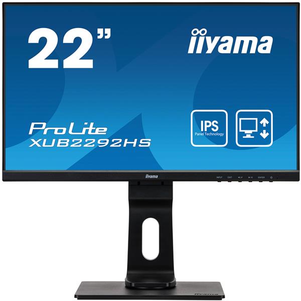 iiyama ProLite XUB2292HS-B1 LED display 54,6 cm (21.5"") 1920 x 1080 Pixels Full HD Flat Zwart