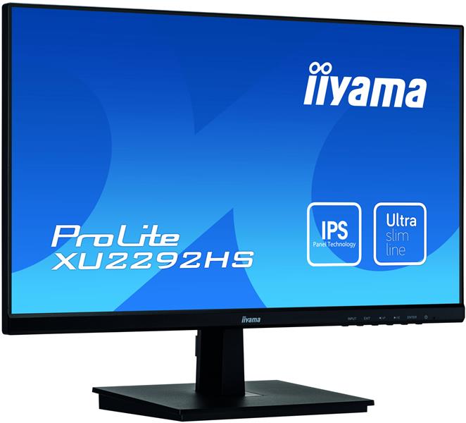 iiyama ProLite XU2292HS-B1 LED display 54,6 cm (21.5"") 1920 x 1080 Pixels Full HD Flat Zwart