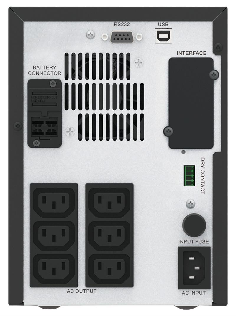 APC SMV1500CAI Noodstroomvoeding - 6x C13, USB, 1500VA