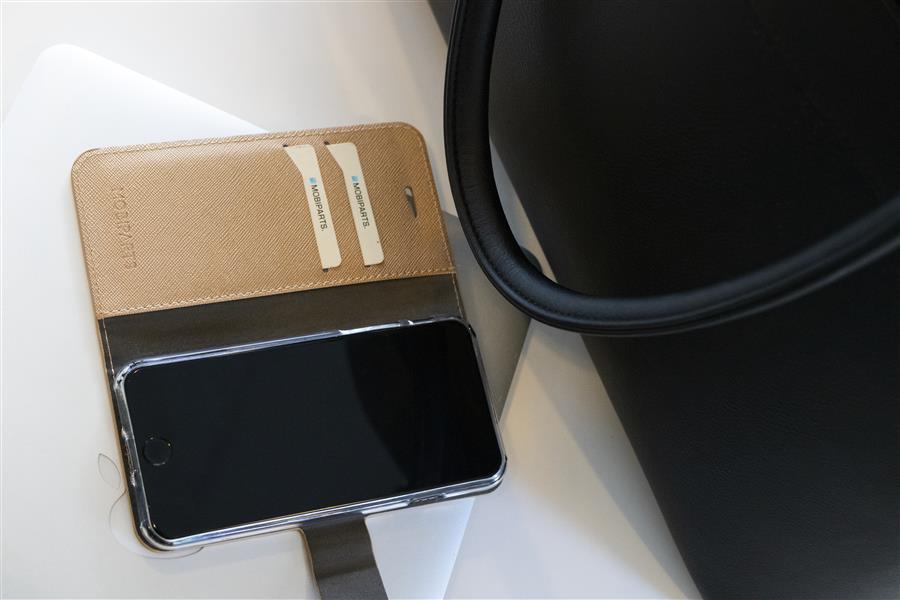 Mobiparts Saffiano Wallet Case Samsung Galaxy J6 (2018) Copper