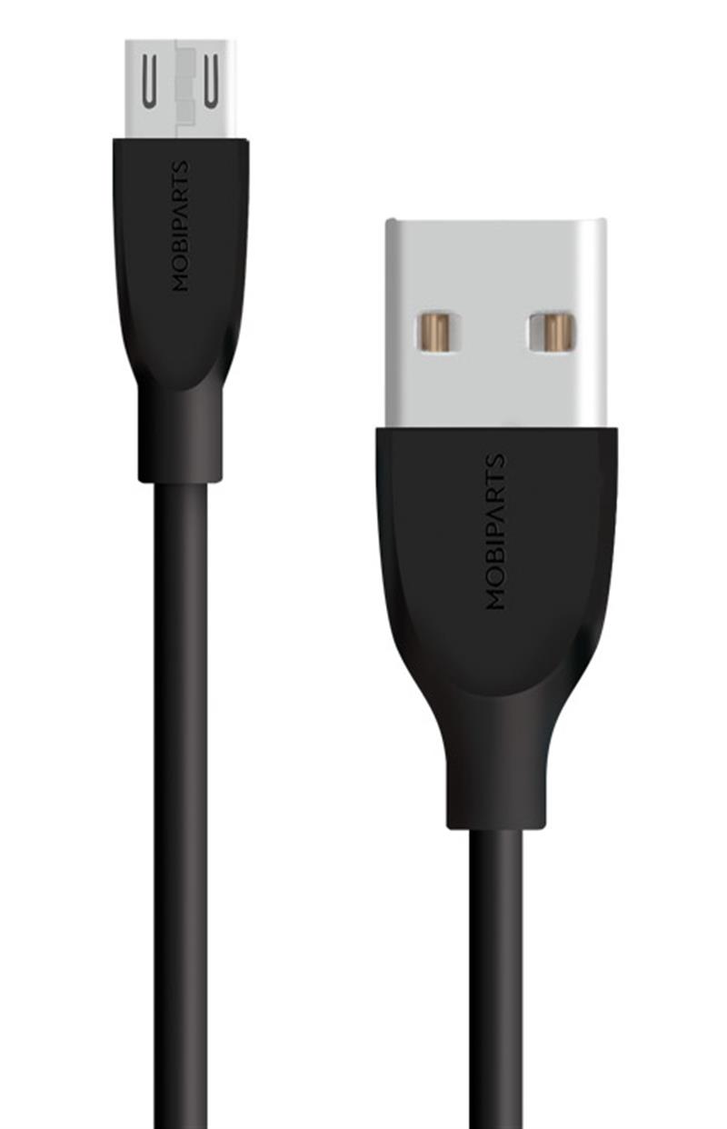Mobiparts Micro USB to USB Cable 2A 50 cm Black