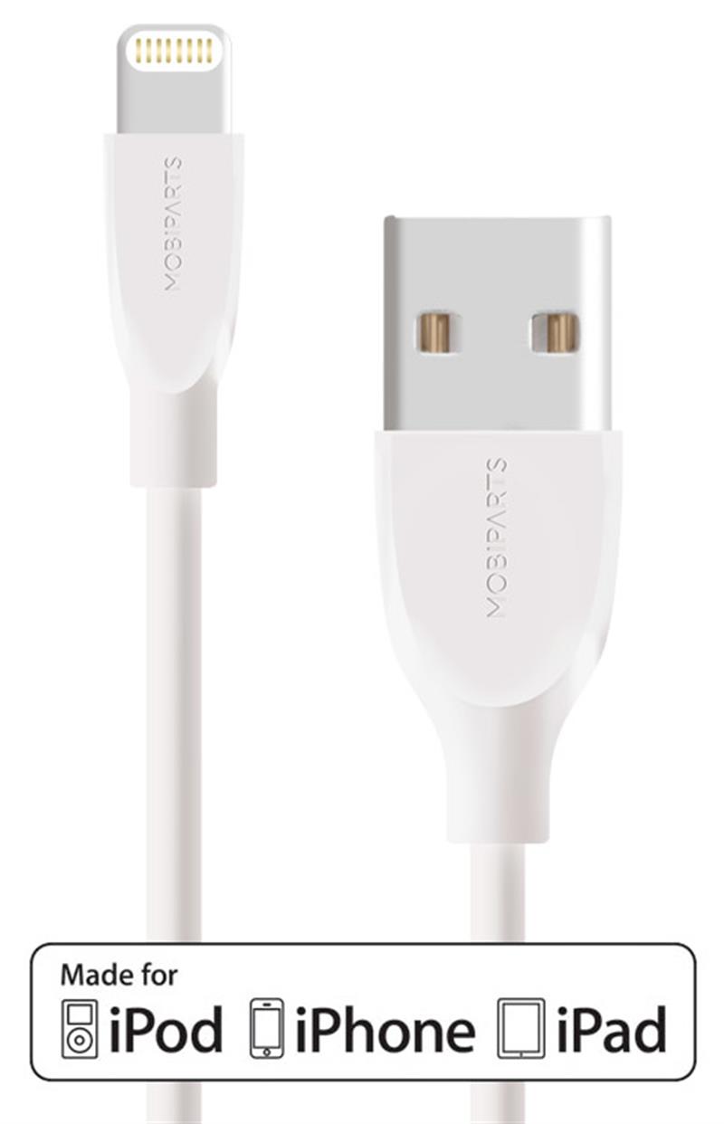 Mobiparts Apple Lightning to USB Cable 2A 1m White