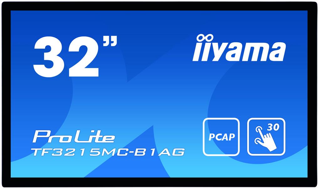 iiyama ProLite TF3215MC-B1AG touch screen-monitor 81,3 cm (32"") 1920 x 1080 Pixels Zwart Single-touch Kiosk