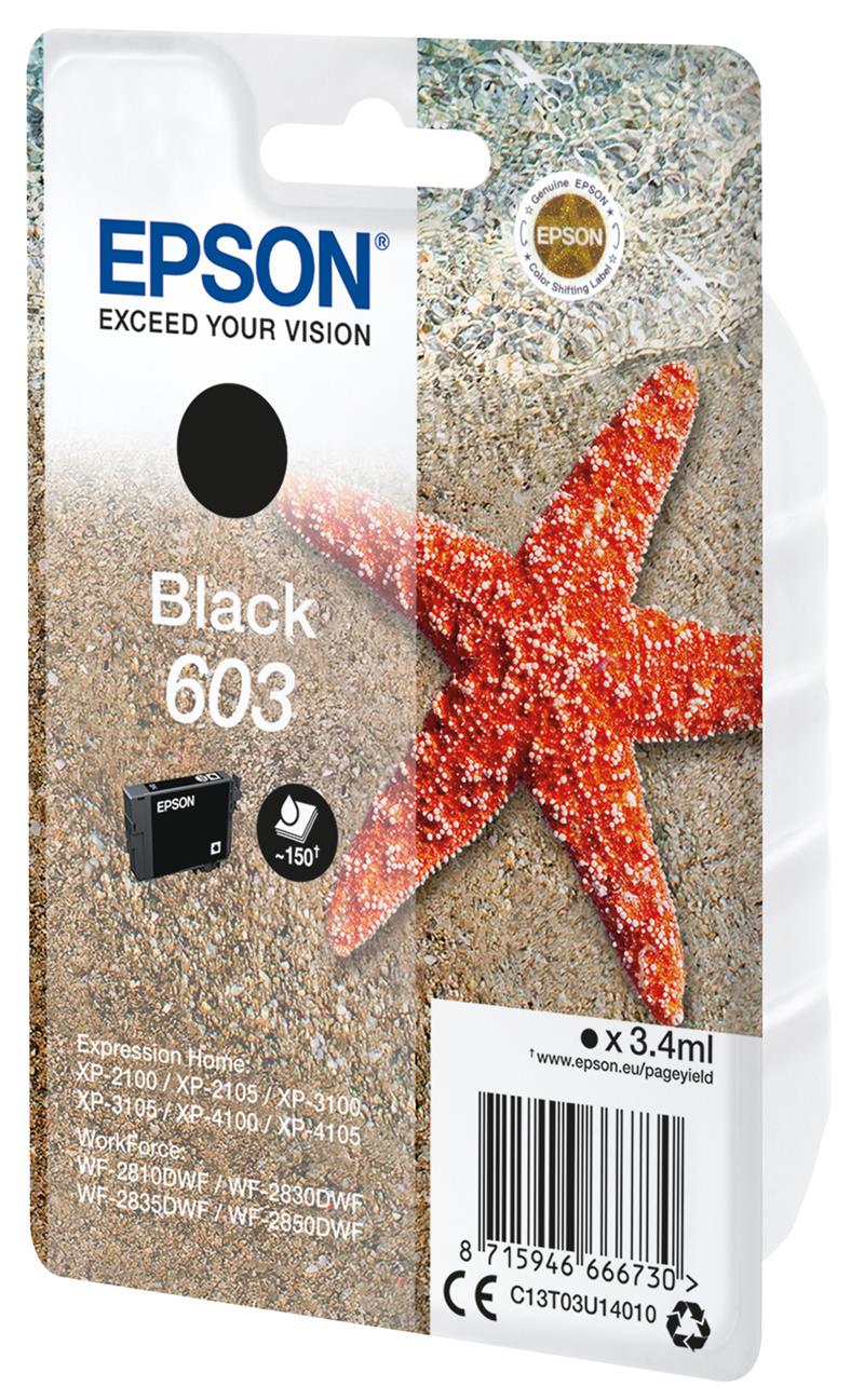 Epson Singlepack Black 603 Ink