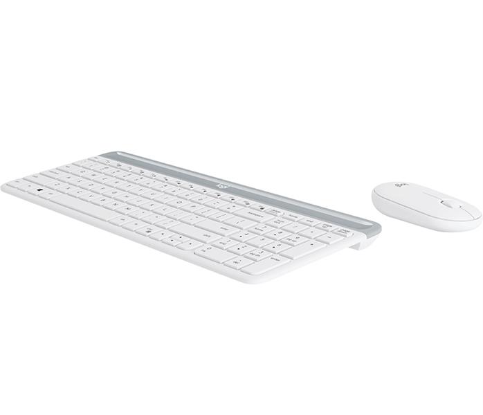 Logitech MK470 toetsenbord Inclusief muis RF Draadloos QWERTZ Duits Wit