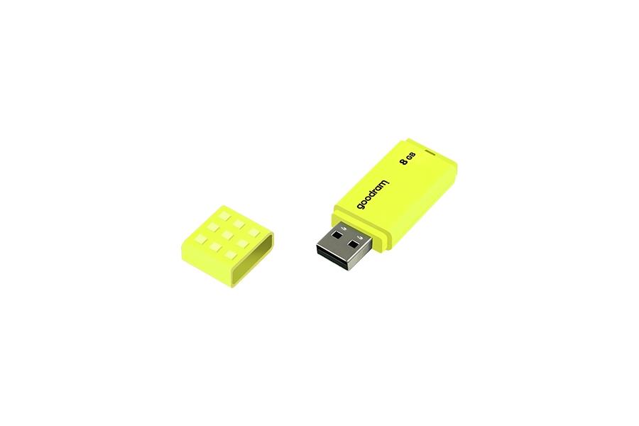 Goodram UME2 USB flash drive 8 GB USB Type-A 2.0 Geel