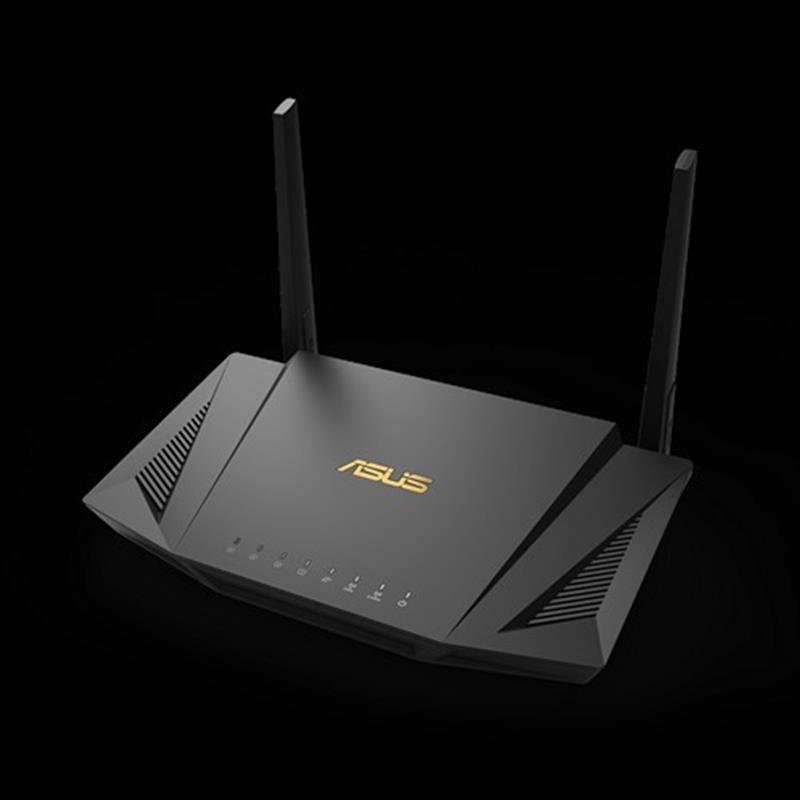 ASUS RT-AX56U draadloze router Dual-band (2.4 GHz / 5 GHz) Gigabit Ethernet Zwart
