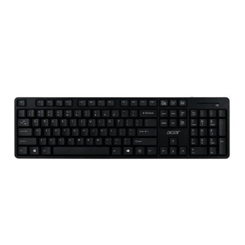 Acer Combo 100 toetsenbord Inclusief muis RF Draadloos QWERTY US International Zwart