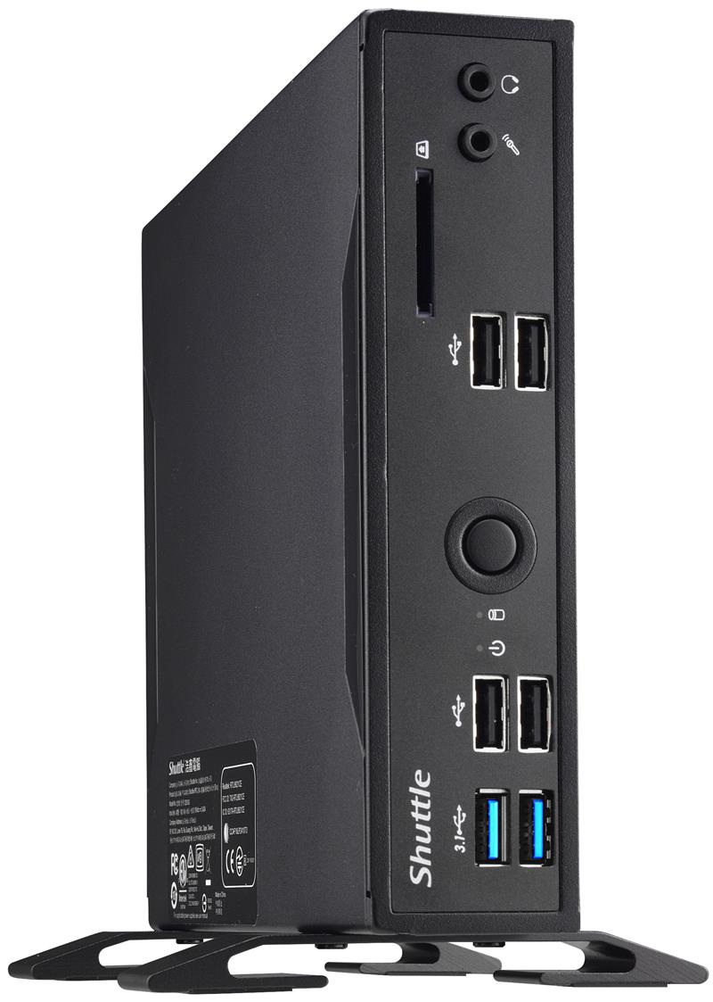Shuttle XP? slim DS10U 4205U 1,8 GHz 1,3L maat pc Zwart Intel SoC