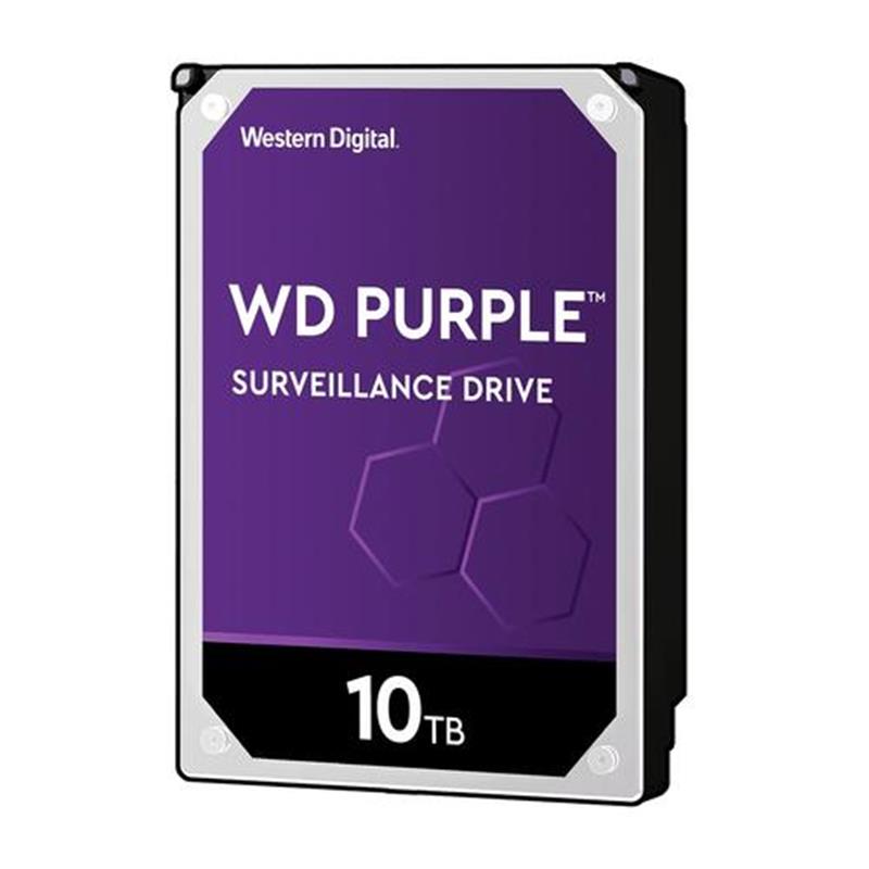 Western Digital Purple Surveillance HDD 10TB 3 5 inch SATA 6Gb s 256MB 7200 rpm