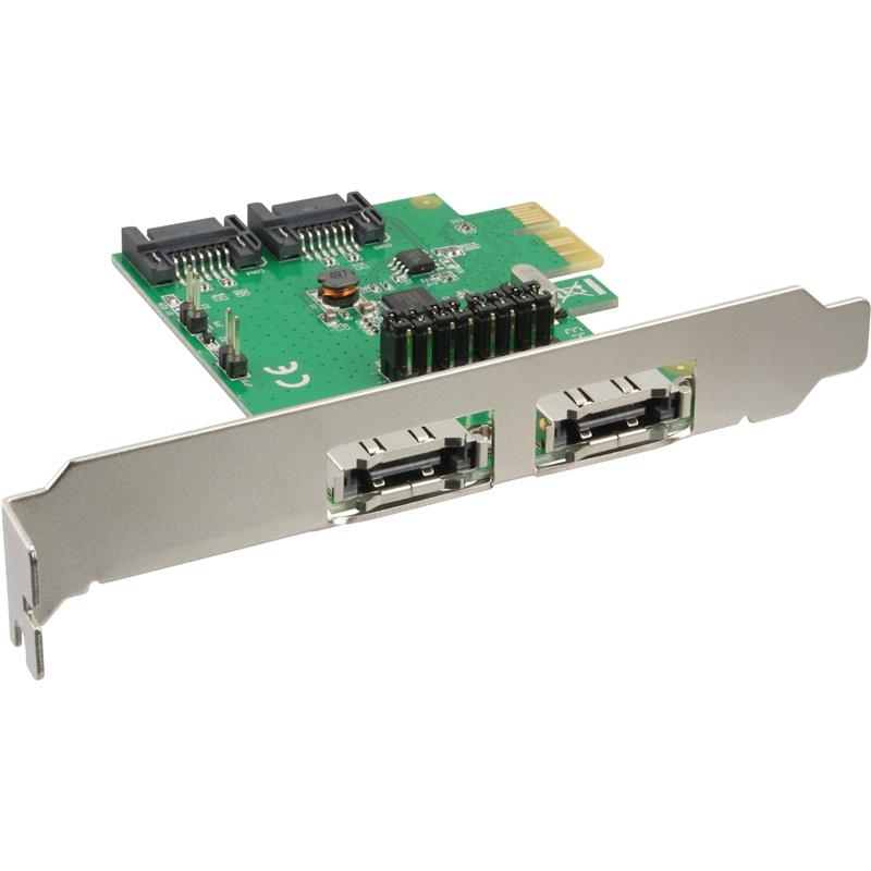 InLine SATA 6Gb s Controller Card 2 2 Channel PCIe without RAID