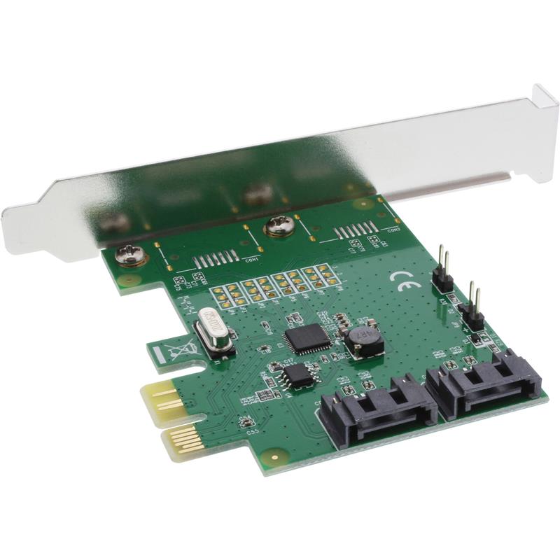 InLine Interface Card 2 Port SATA 6Gb s x1 PCIe 2 0 RAID 0 1 SPAN